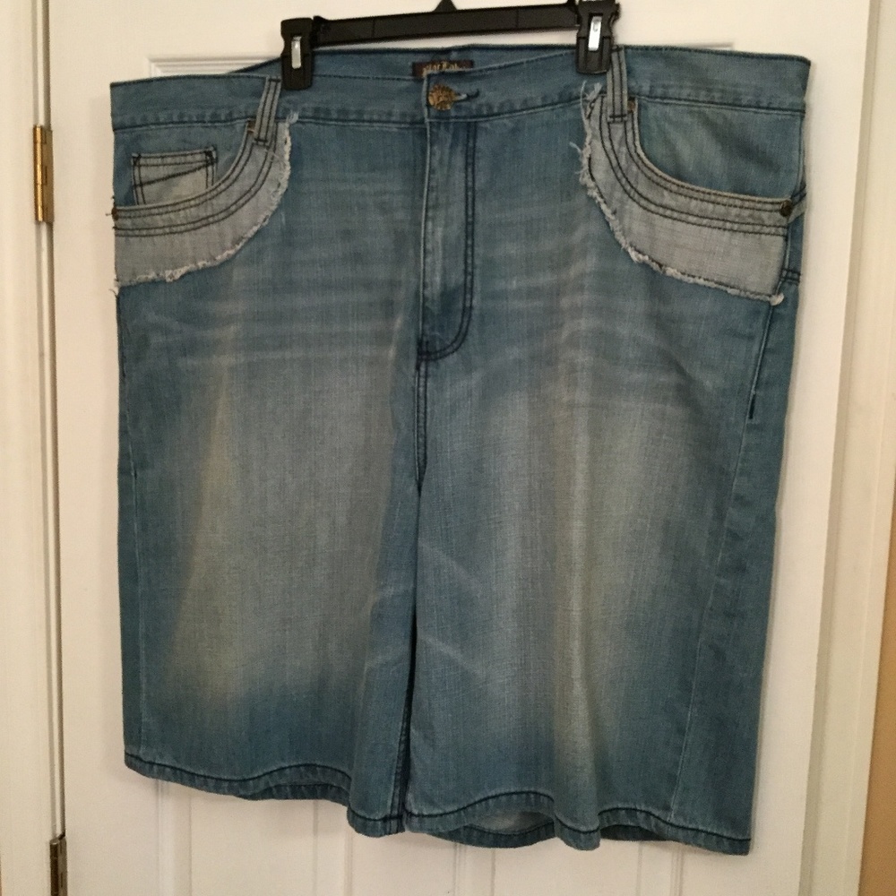 Blac Label Denim Pieced Blue Shorts Size 48 x 11